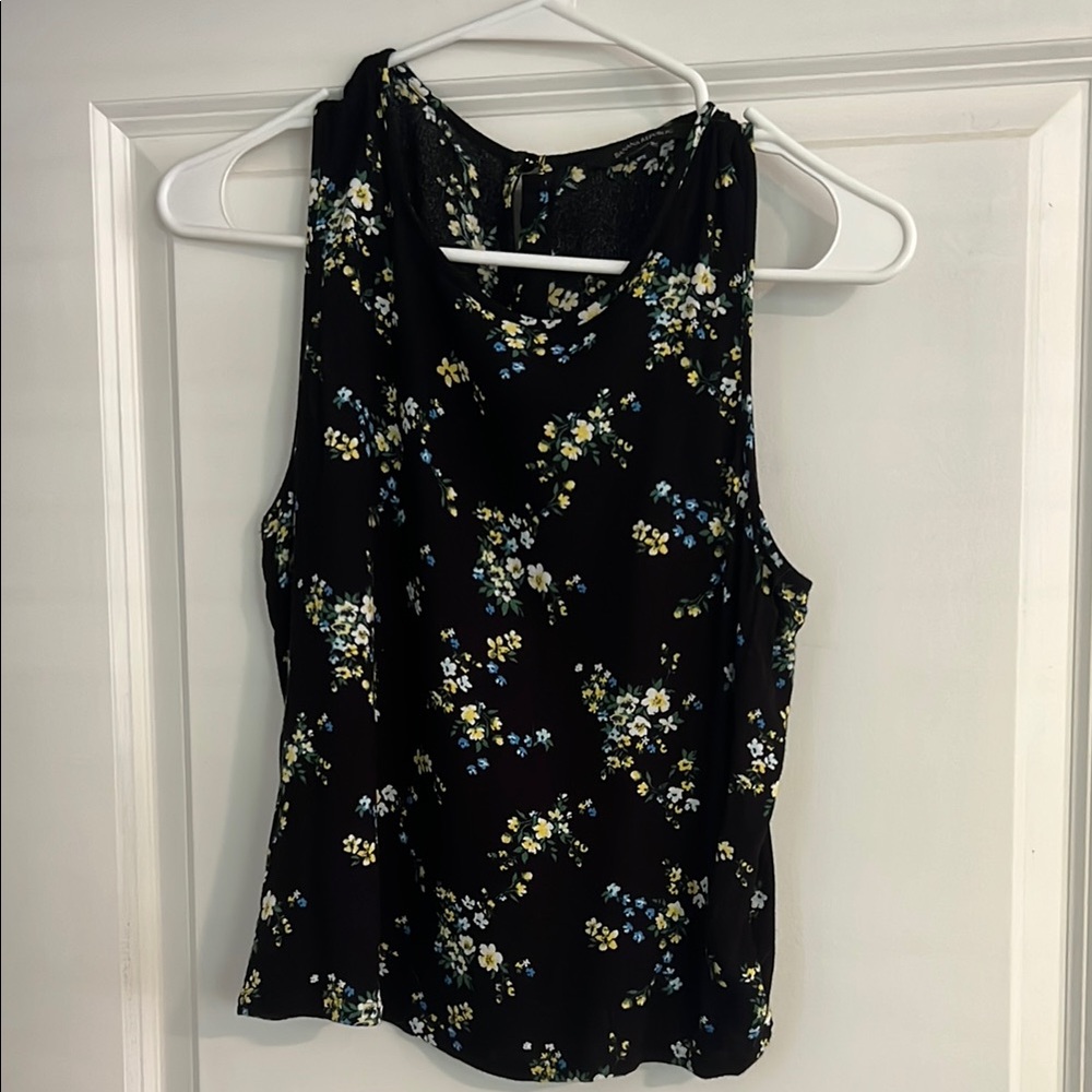 Banana Republic Black Fitted Tank Top